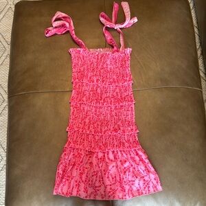 Girls Pretty in Pink preppy dress from preppy Palette Boutique